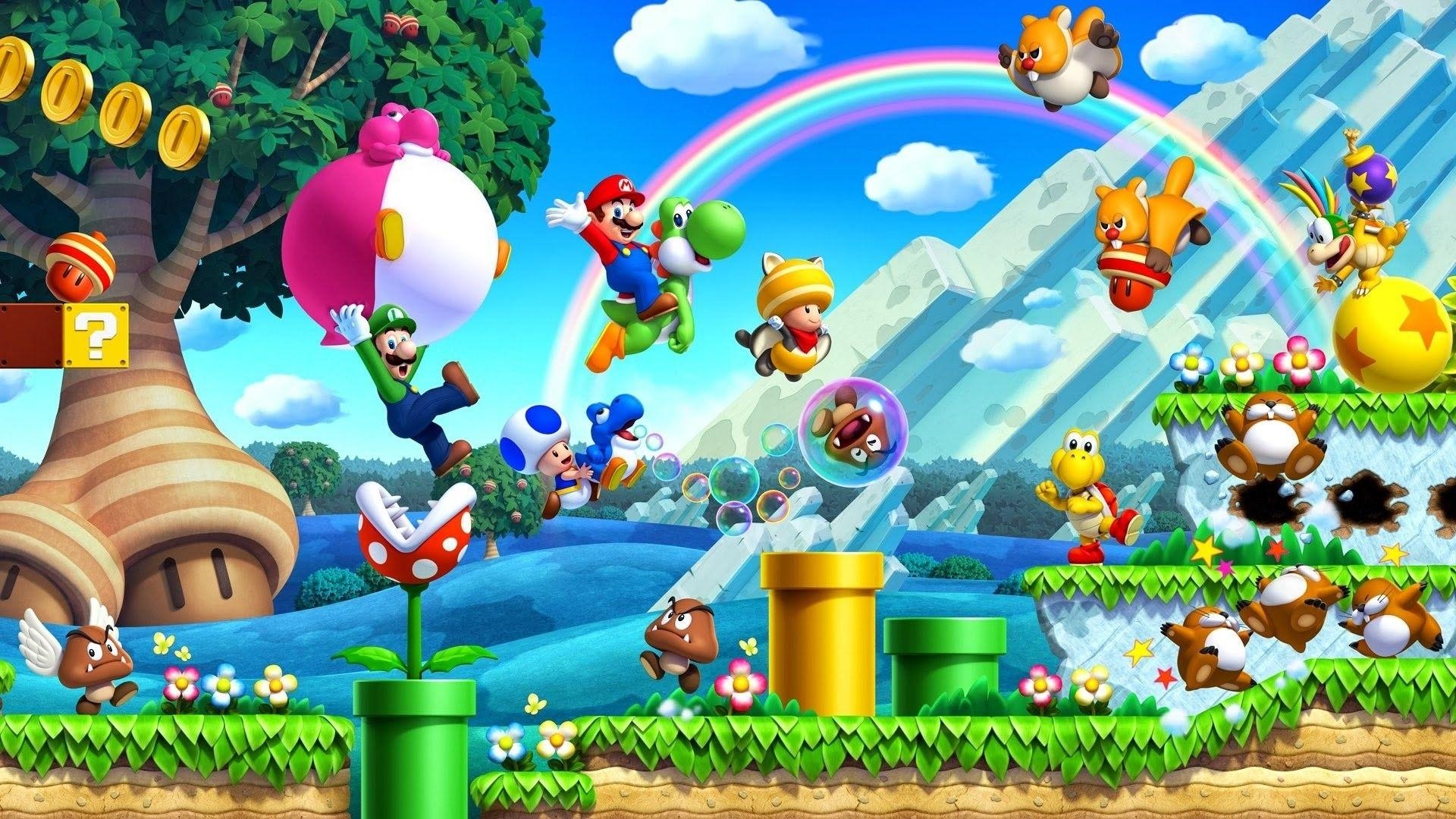 1920x1080 New Super Mario Bros Wallpaper, Desktop