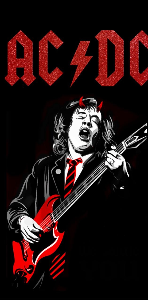 630x1280 ACDC wallpaper, Phone