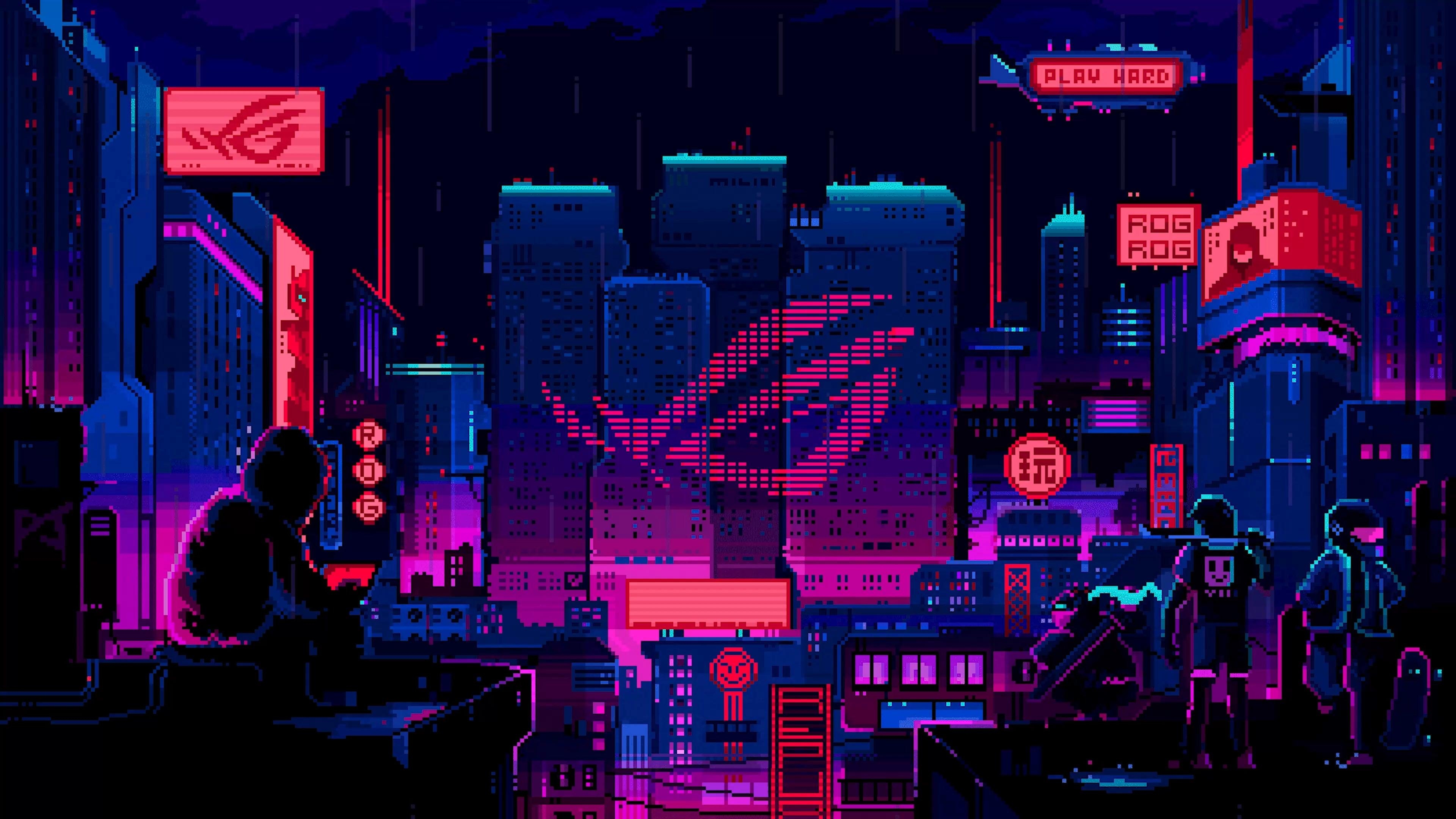 3840x2160 Pixel Art Live Wallpaper Free Pixel Art Live Background, Desktop