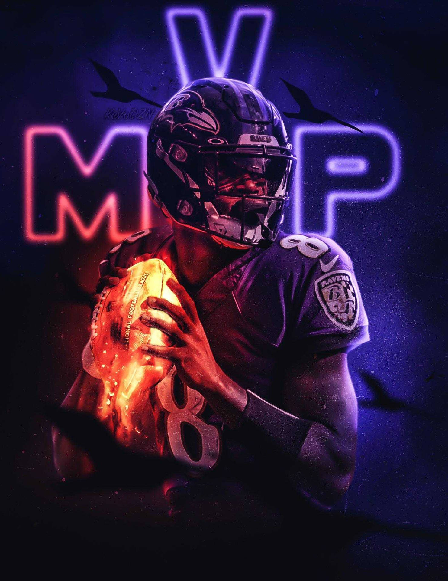 1490x1920 Download Nfl Mvp Lamar Jackson Wallpaper, Phone