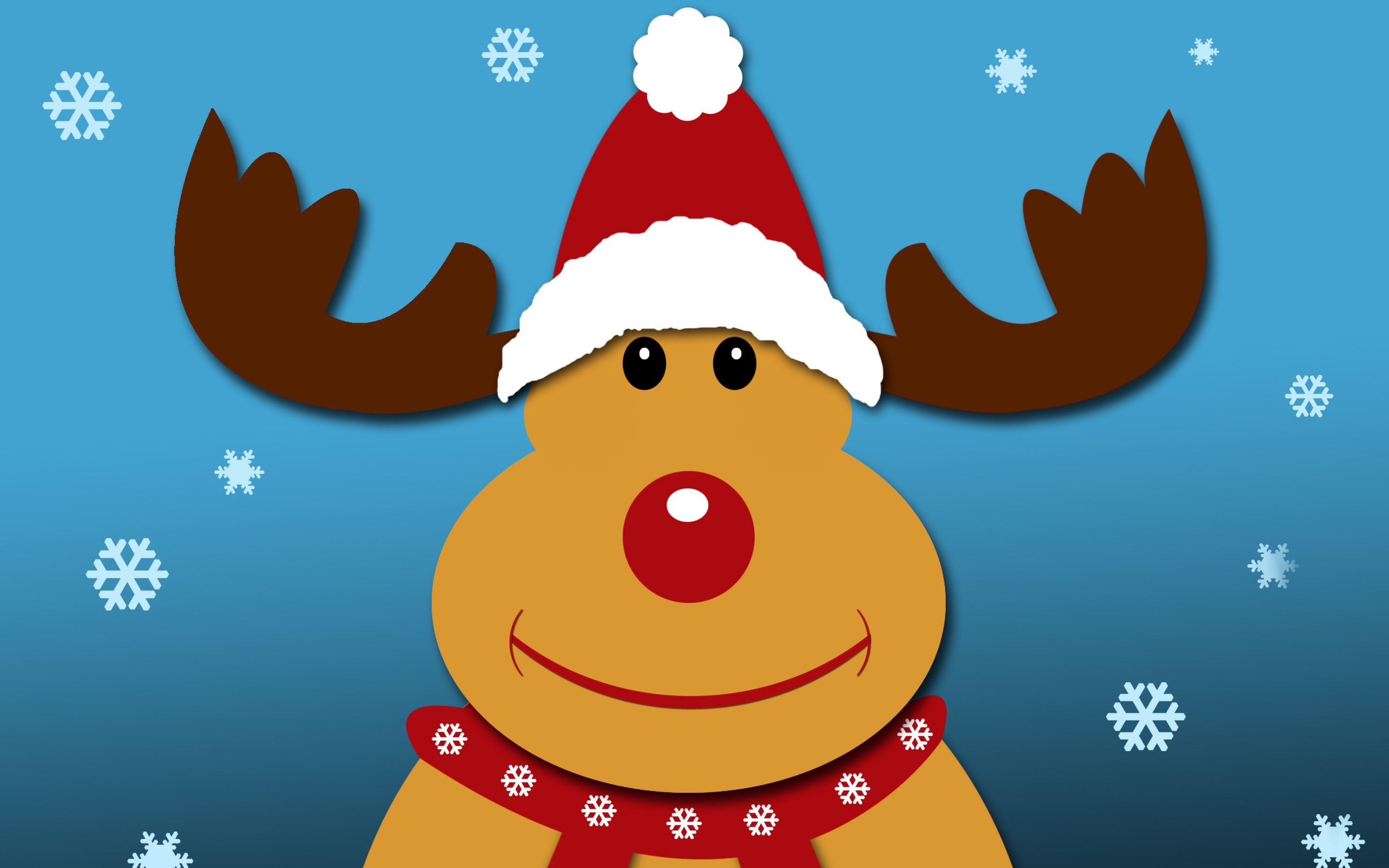 3840x2400 Rudolph The Red Nosed Reindeer Fan Art Wallpaper, Desktop