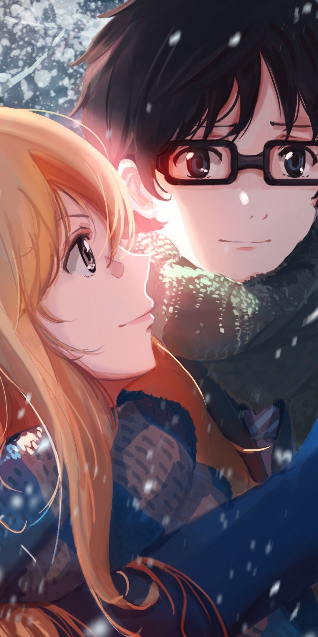 1080x2160 Anime Your Lie In April () Wallpaper, Phone