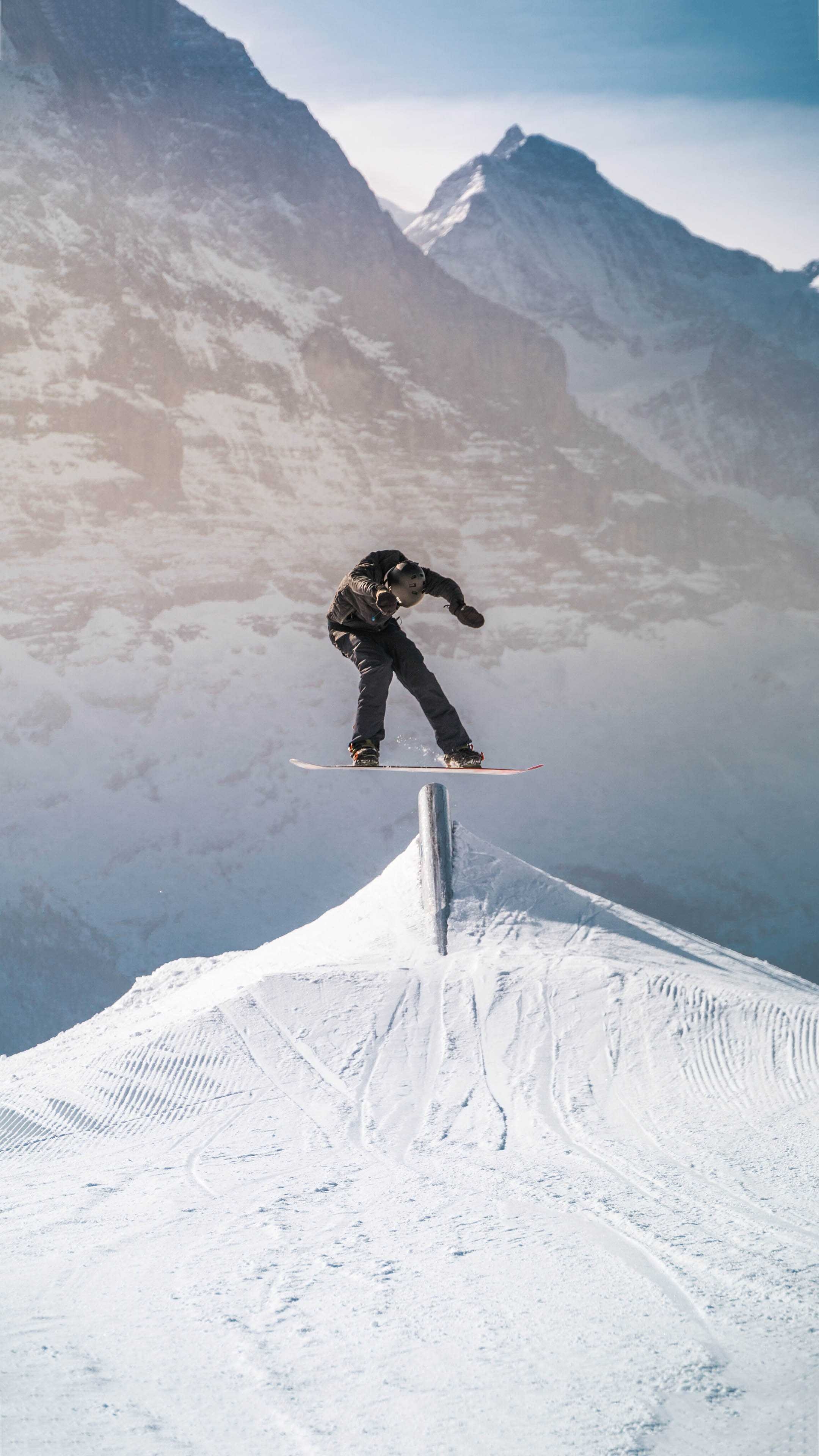 2160x3840 Snowboarding Wallpaper, Phone