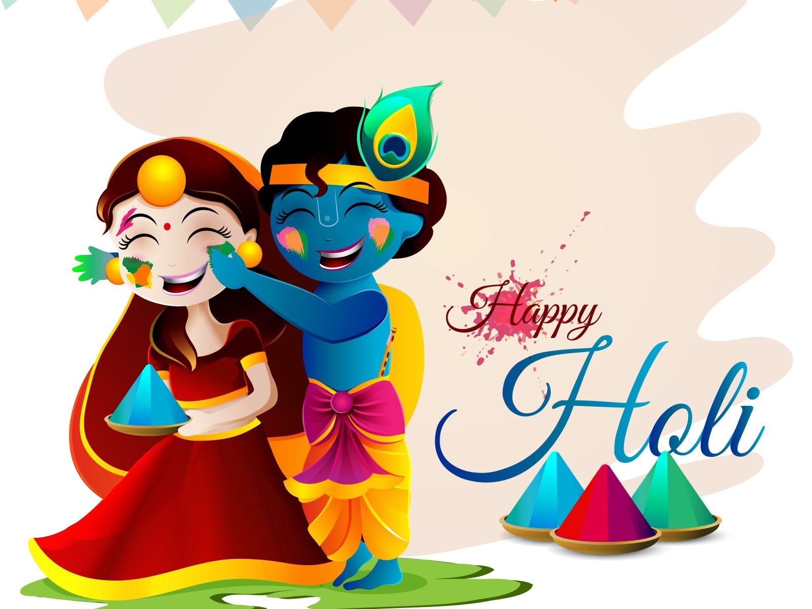 1600x1200 radha krishna holi cartoon pic الصور • joansmurder.info, Desktop