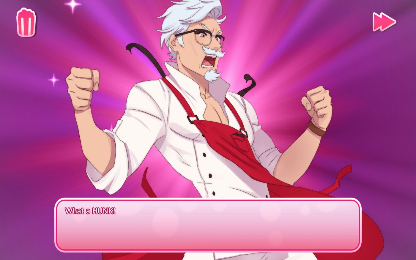 1400x880 KFC's New Dating Simulator Game Stars a Hot and Single Colonel Sanders, Desktop