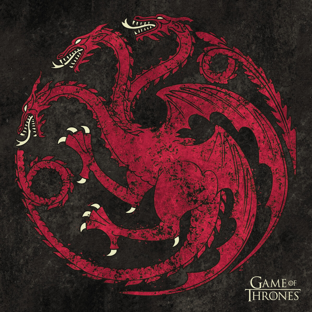 1300x1300 Targaryen sigil Wall Mural, Phone