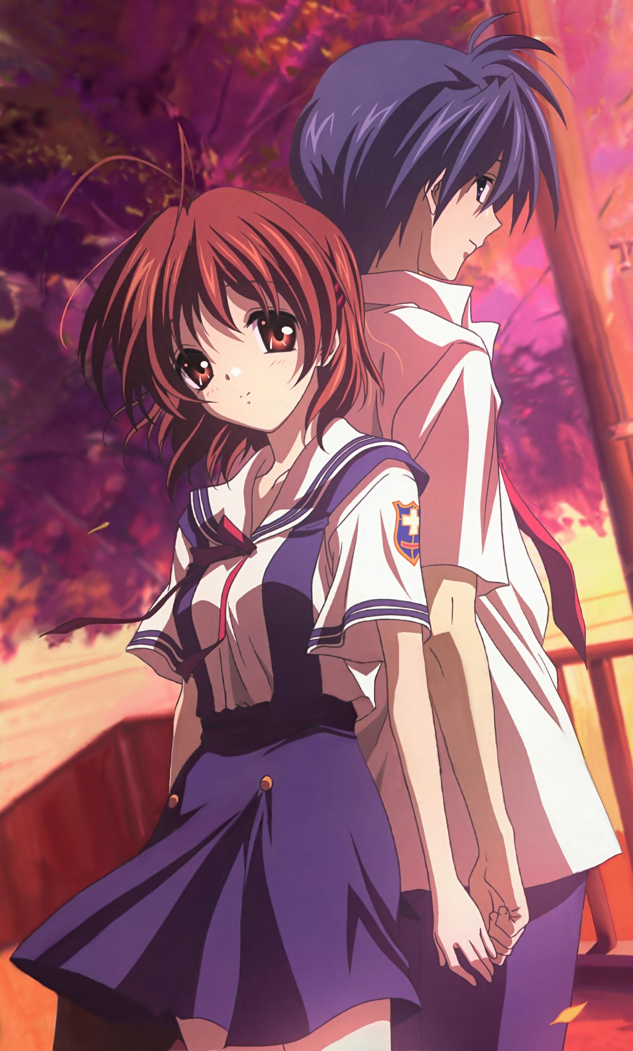 2420x4010 Clannad Furukawa Nagisa Okazaki Tomoya wallpaperx4005, Phone