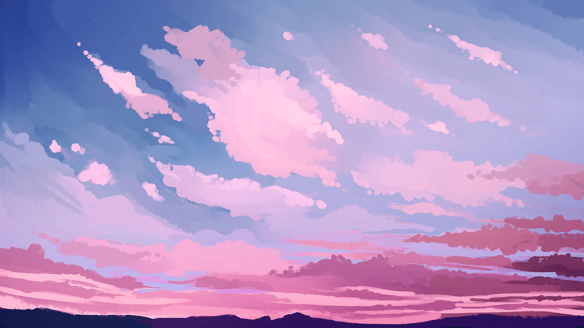 1920x1080 Pink Skies []. Aesthetic desktop wallpaper, Desktop, Desktop