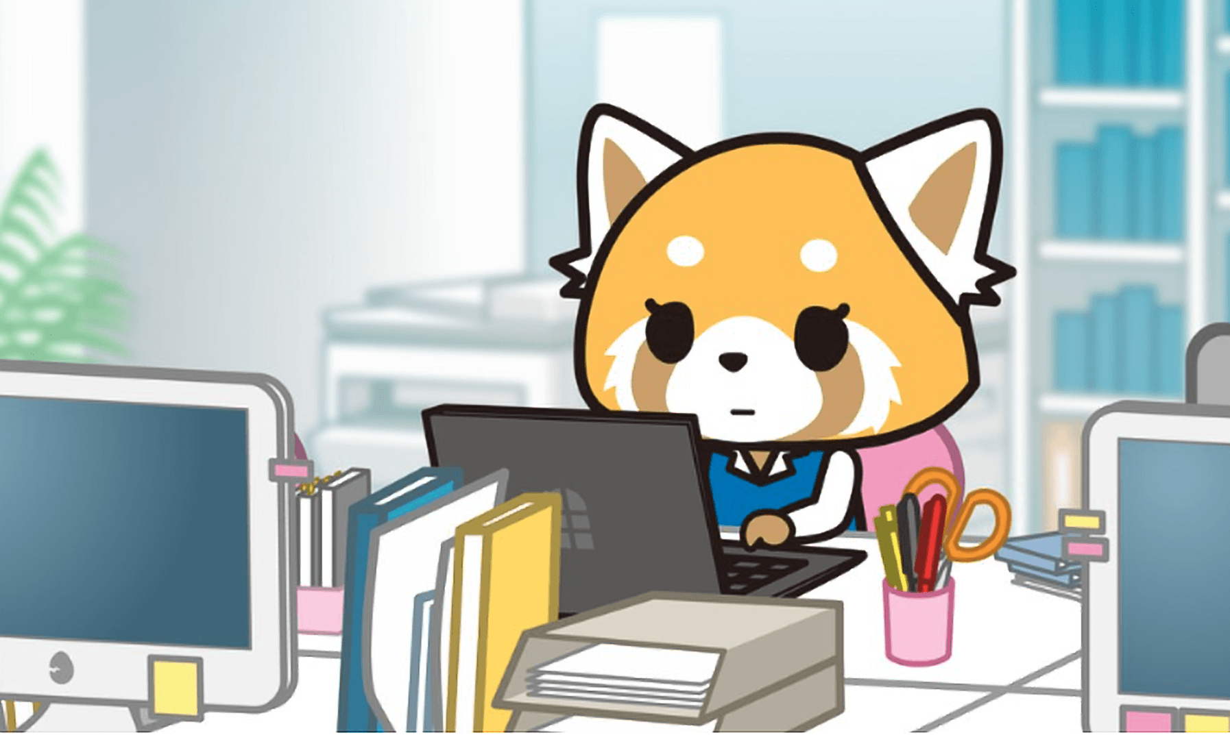 1800x1080 Aggretsuko: A Woman's Life in the Workplace, Desktop