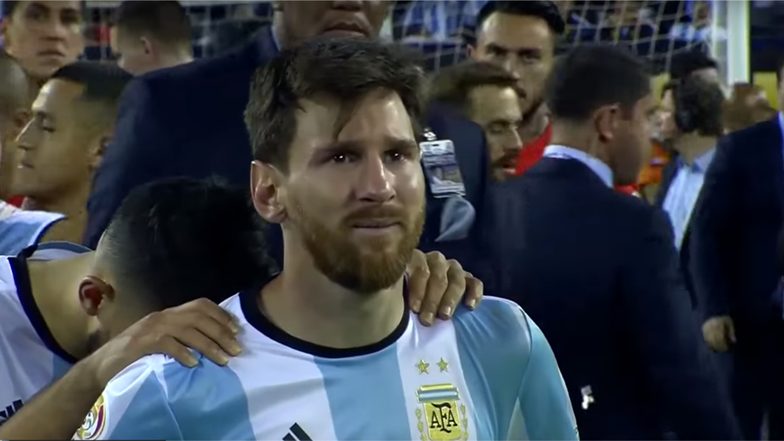 2560x1440 It hurts to see Lionel Messi in tears, ' says Cristiano Ronaldo, Desktop