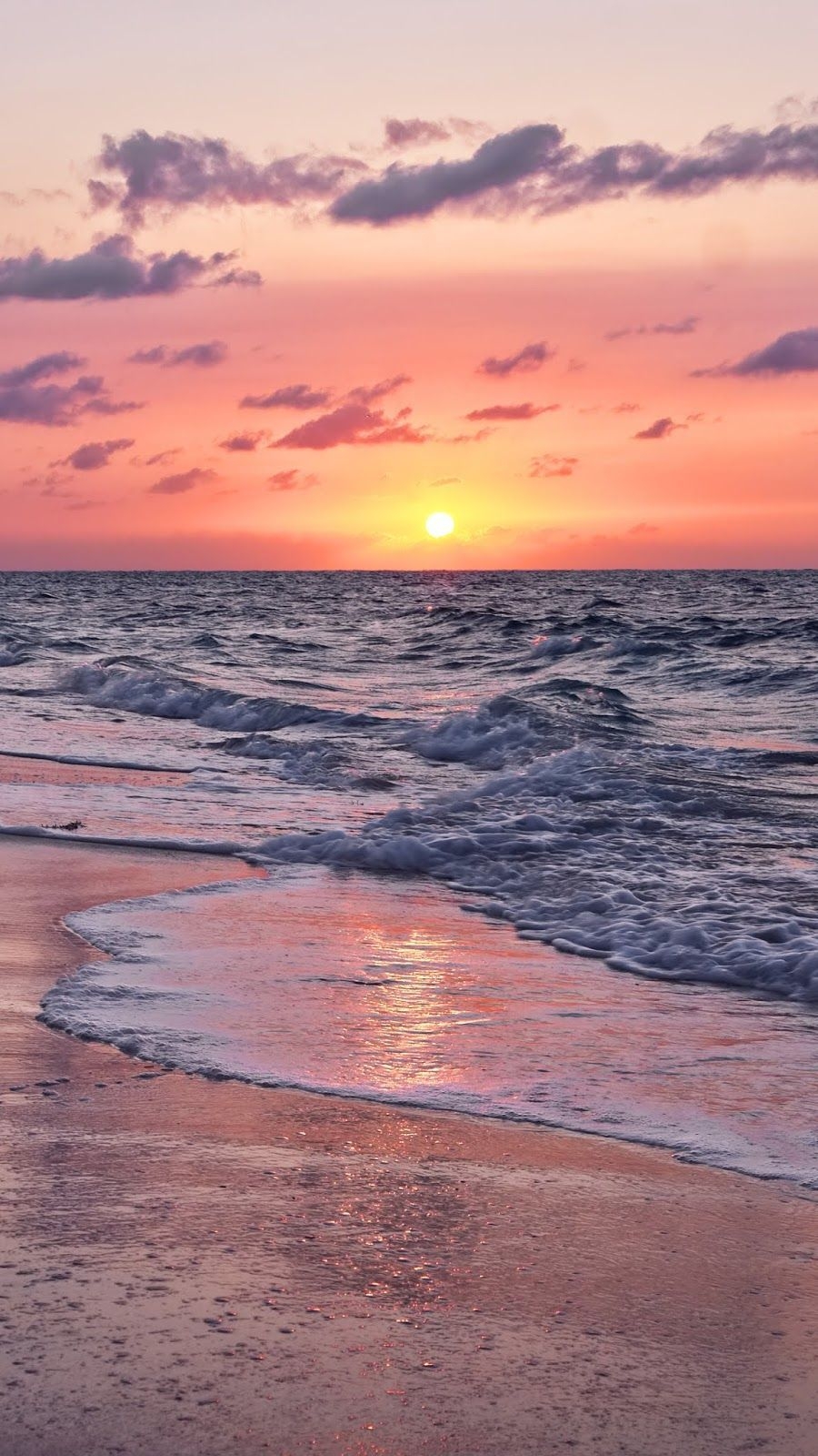 900x1600 Sunset on the beach. Beach sunset wallpaper, Sunset wallpaper, Phone