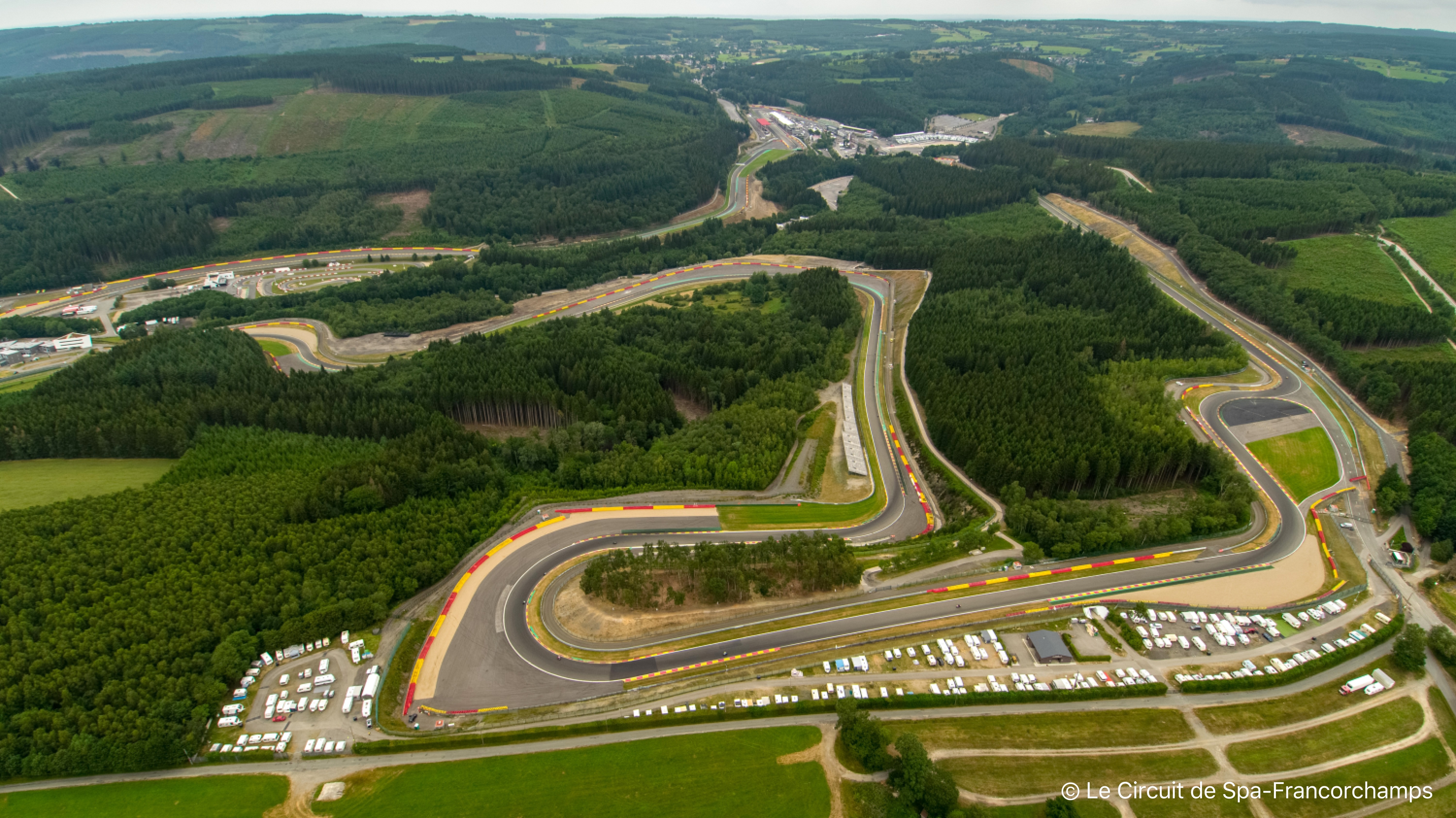 6000x3380 Aerial Views. Circuit Of Spa Francorchamps, Desktop