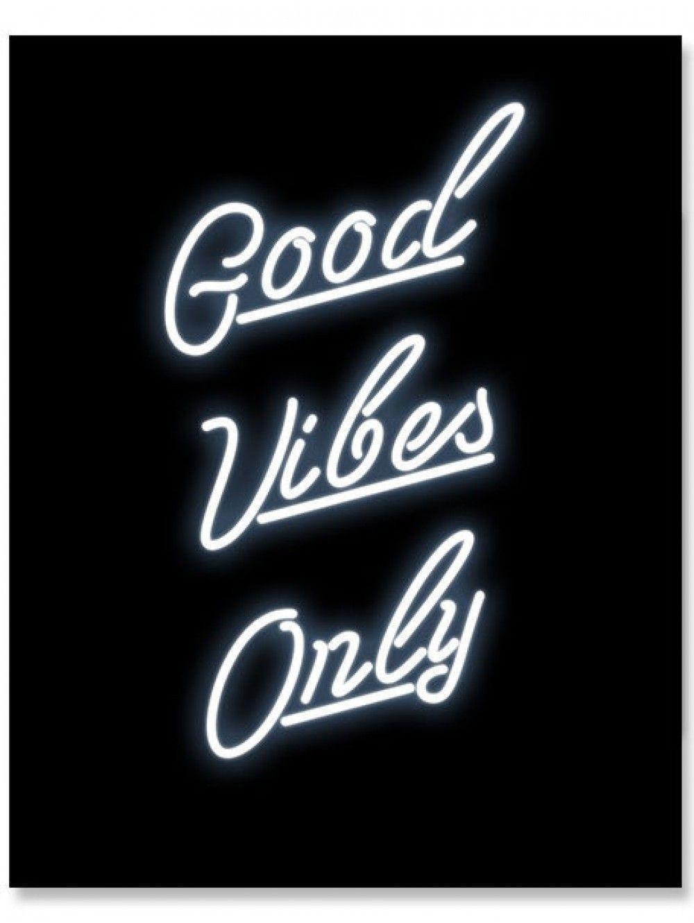 1000x1330 Good Vibes Only Print, Phone