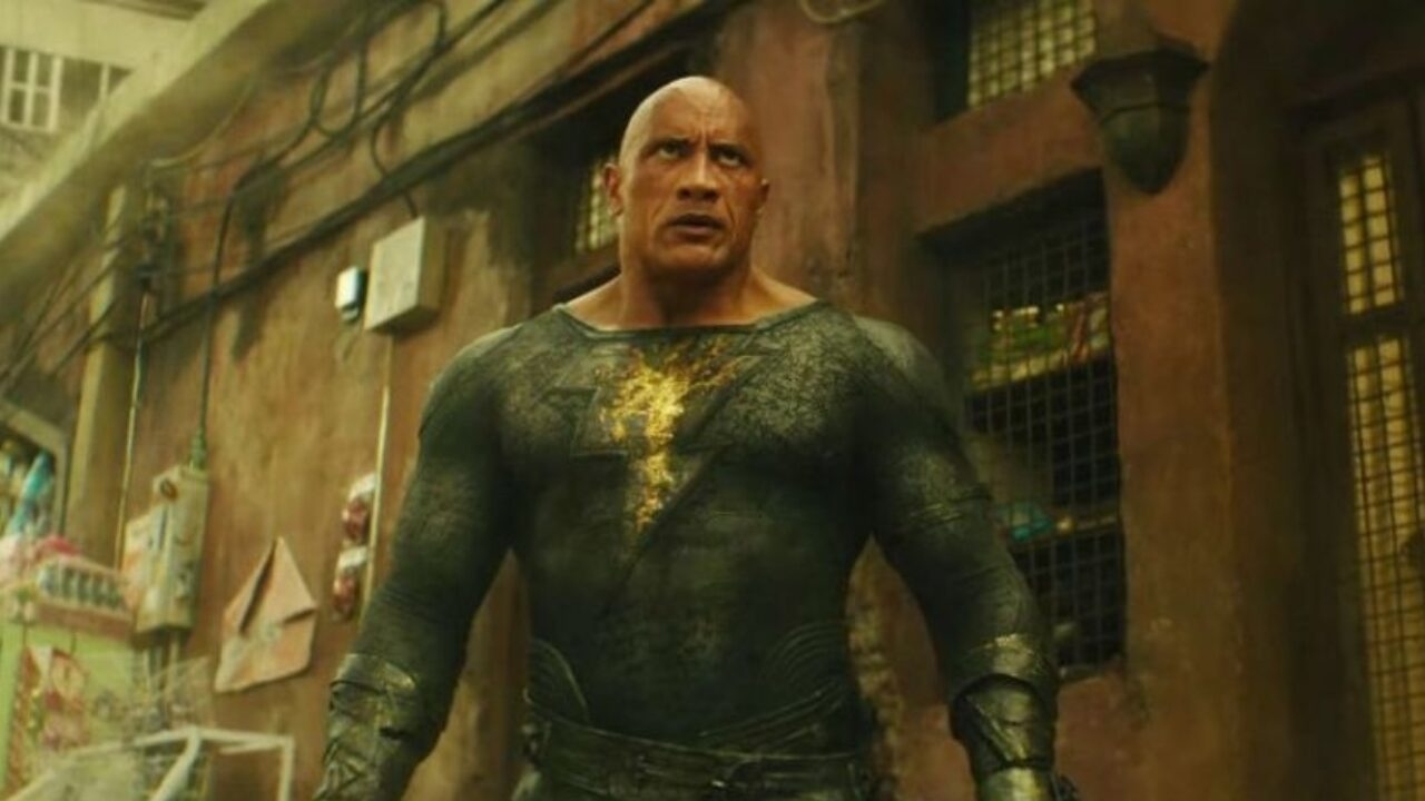 1280x720 Black Adam: First Official Poster Spotlights Dwayne Johnson's Anti Hero, Desktop