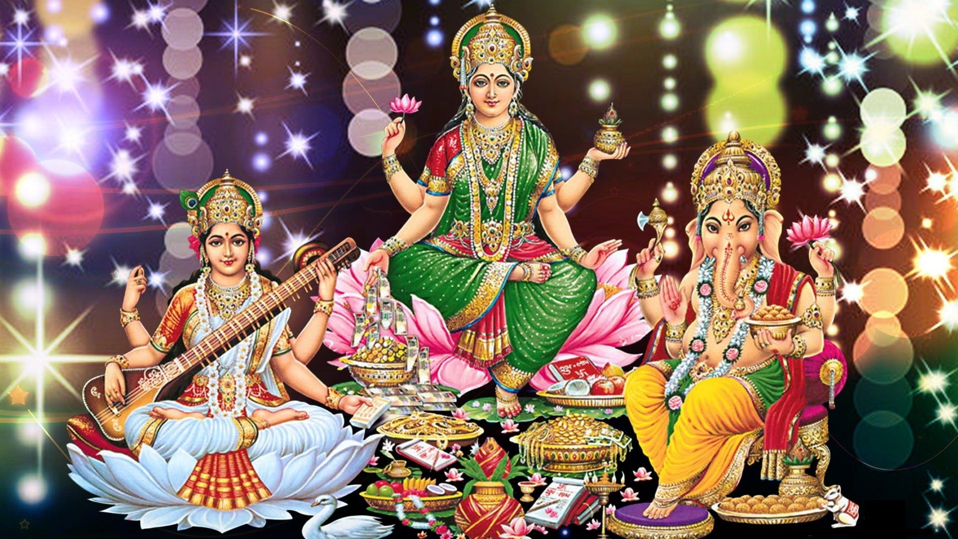 1920x1080 Lakshmi Ganesh Wallpaper. God Ganesh Wallpaper, Ganesh Wallpaper and Ganesh Chaturthi Wallpaper, Desktop