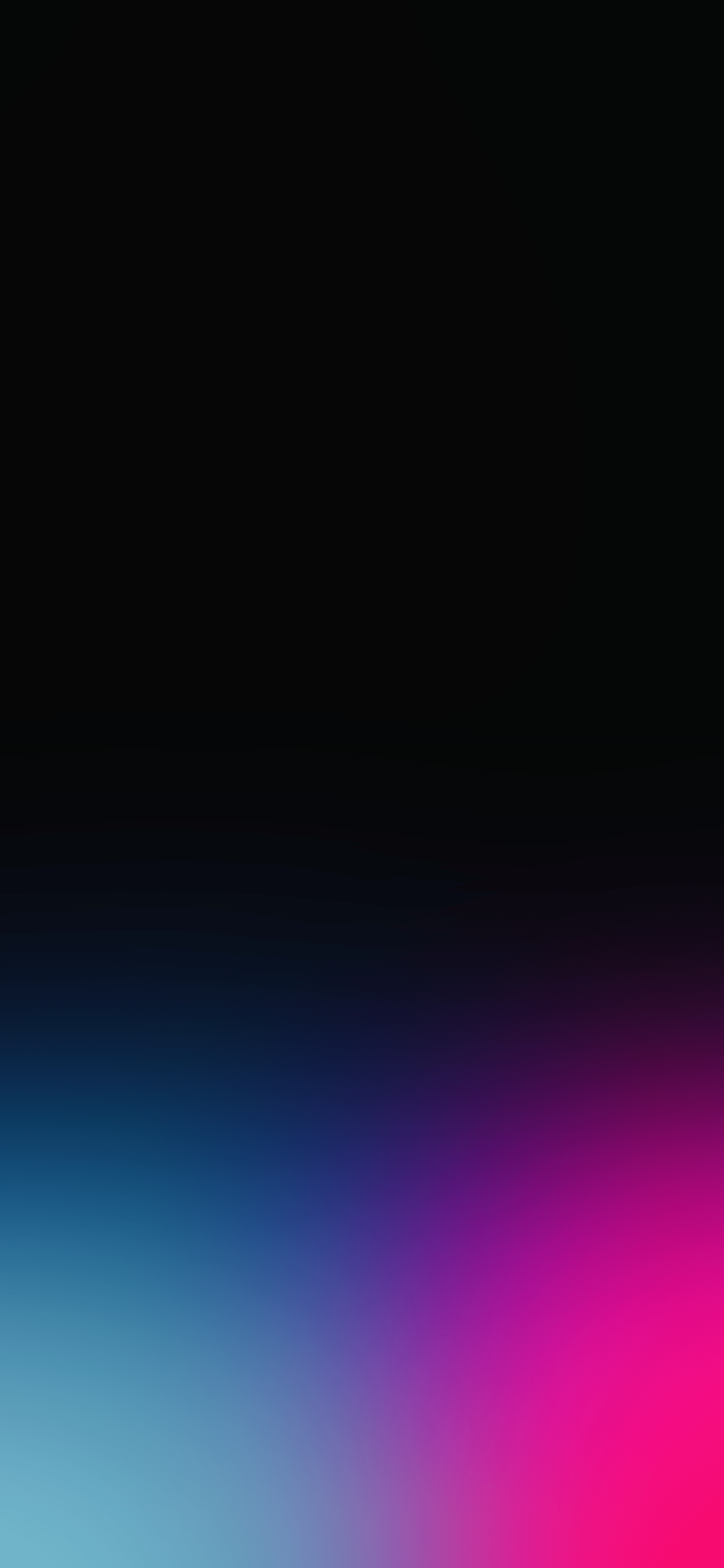 1250x2690 True black with colorful gradients wallpaper, Phone