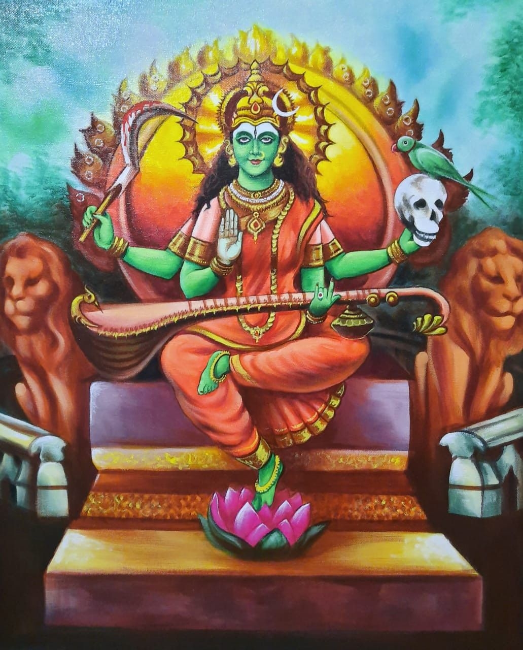 1040x1280 Das Mahavidhya. Saraswati goddess, Tantra art, Shakti goddess, Phone