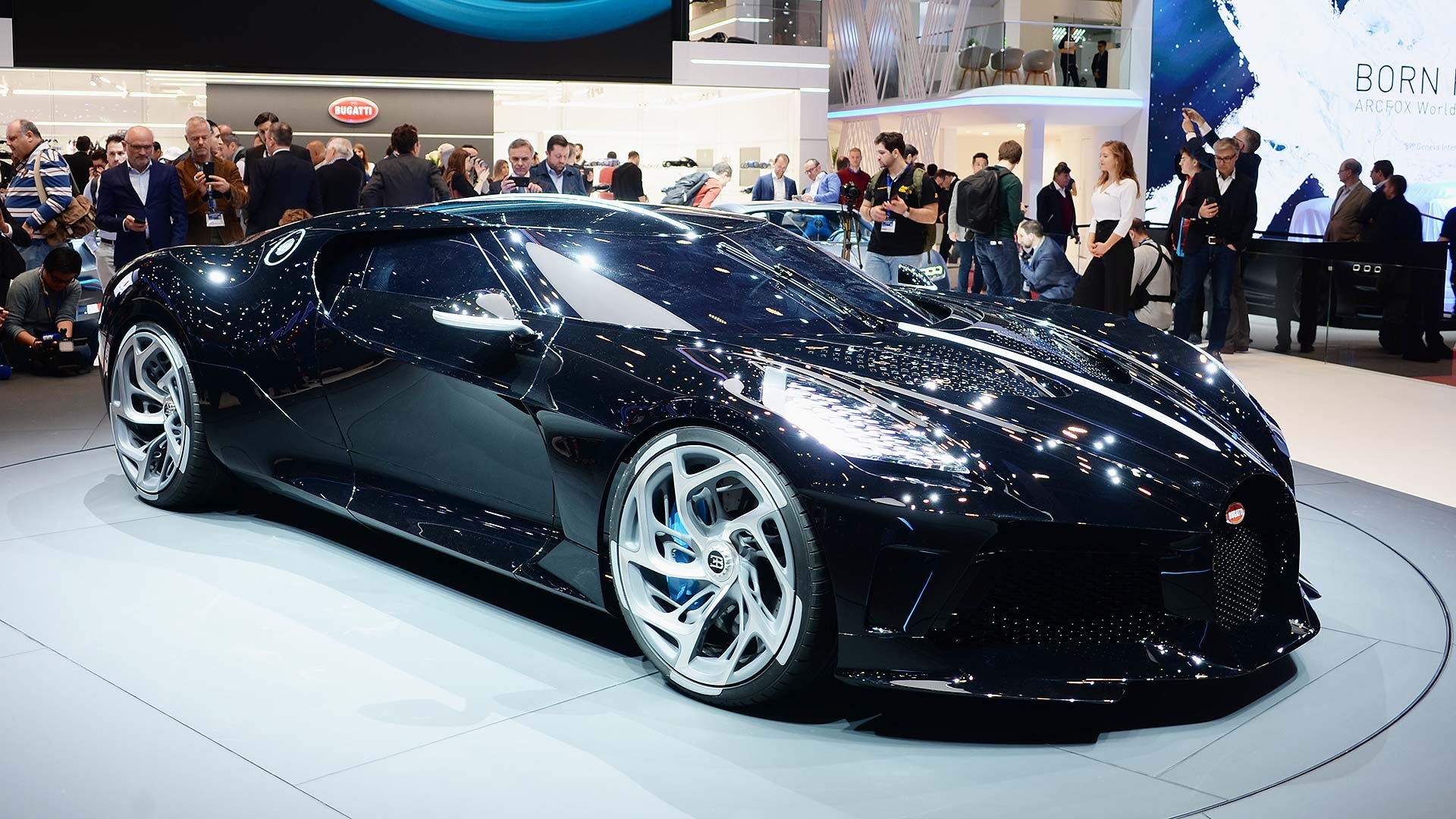 1920x1080 New Bugatti La Voiture Noire is the most expensive new car ever, Desktop