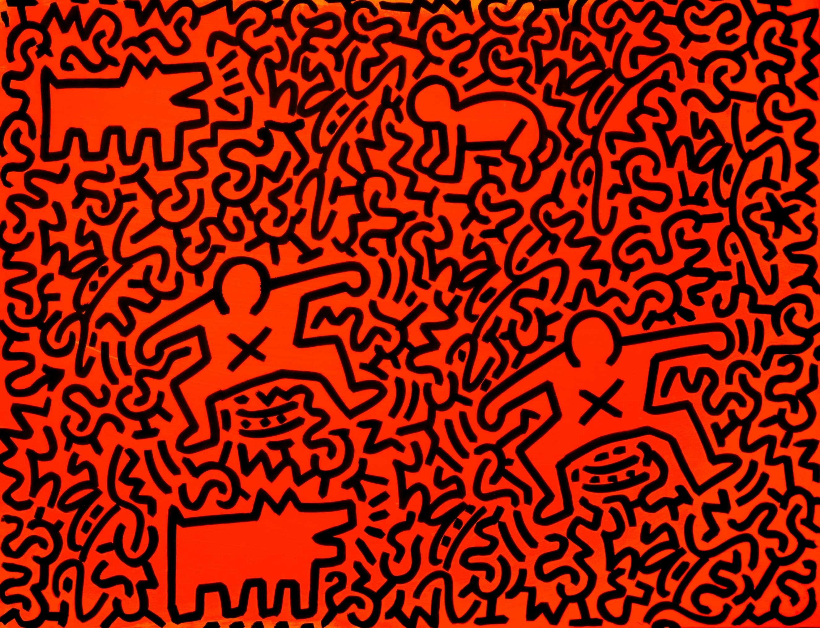 2660x2040 Keith Haring Graffiti, Desktop