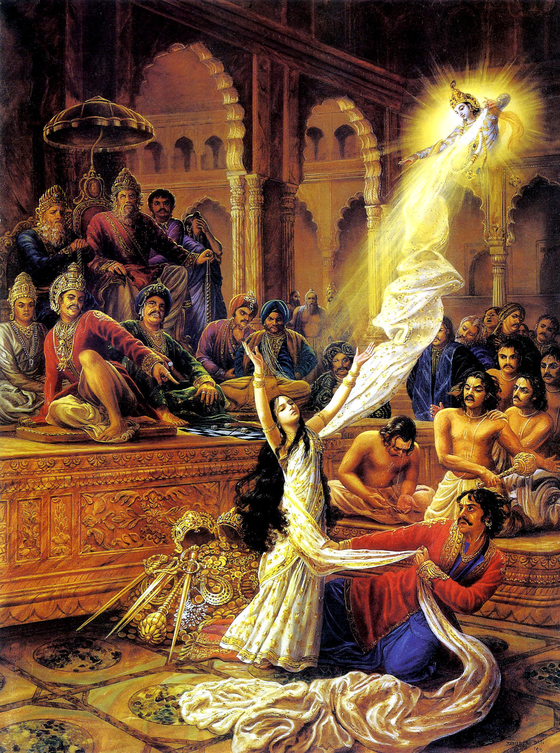 1110x1490 Latest Krishna Wallpaper and Krishna picture: Krishna's gratitude towards Draupadi, Phone