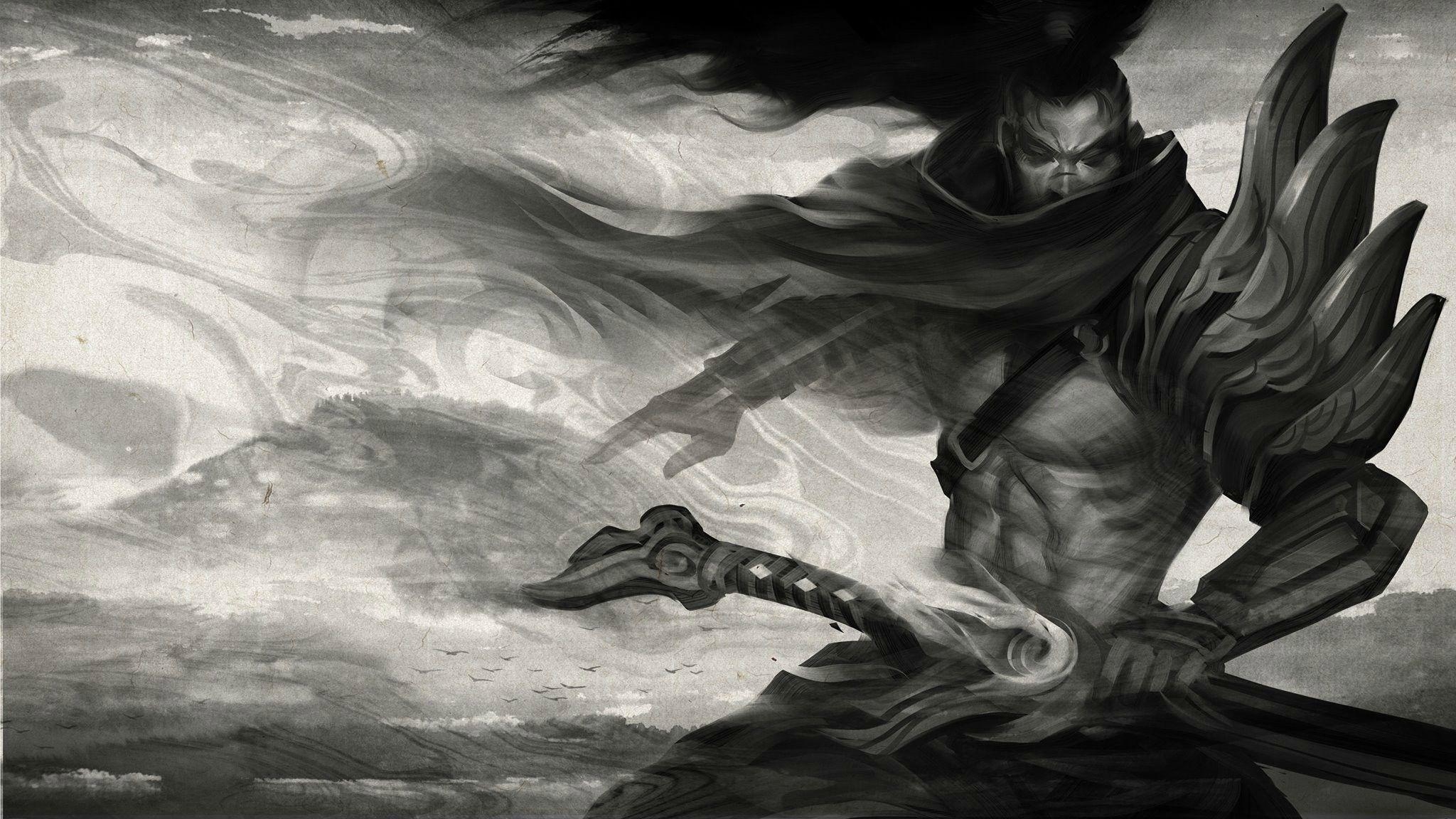 2050x1160 Yasuo (League Of Legends) HD Wallpaper. Background, Desktop