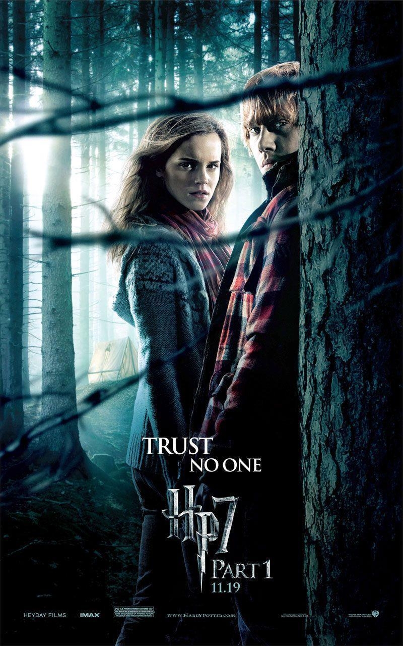 800x1280 Hermione and Ron from Harry Potter and the Deathly Hallows Desktop, Phone