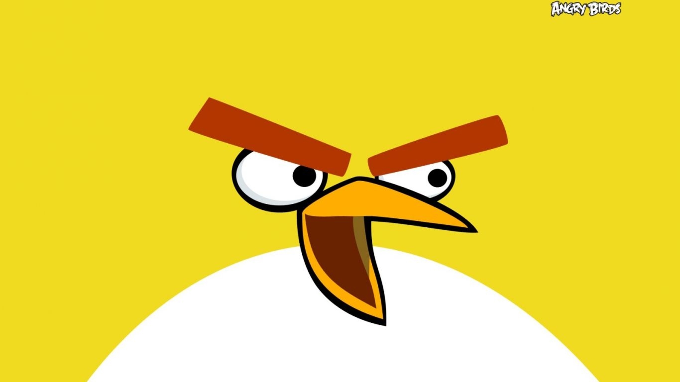 1370x770 Free download Yellow Angry Birds Wallpaper Cartoon Wallpaper, Desktop