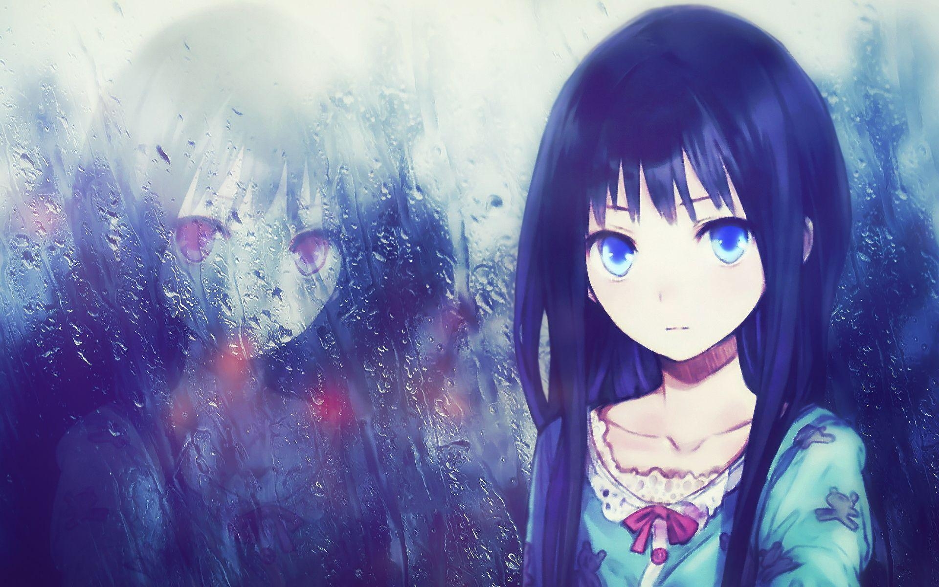 1920x1200 Sad Anime Girl image Wallpaper. Beautiful image HD Picture, Desktop