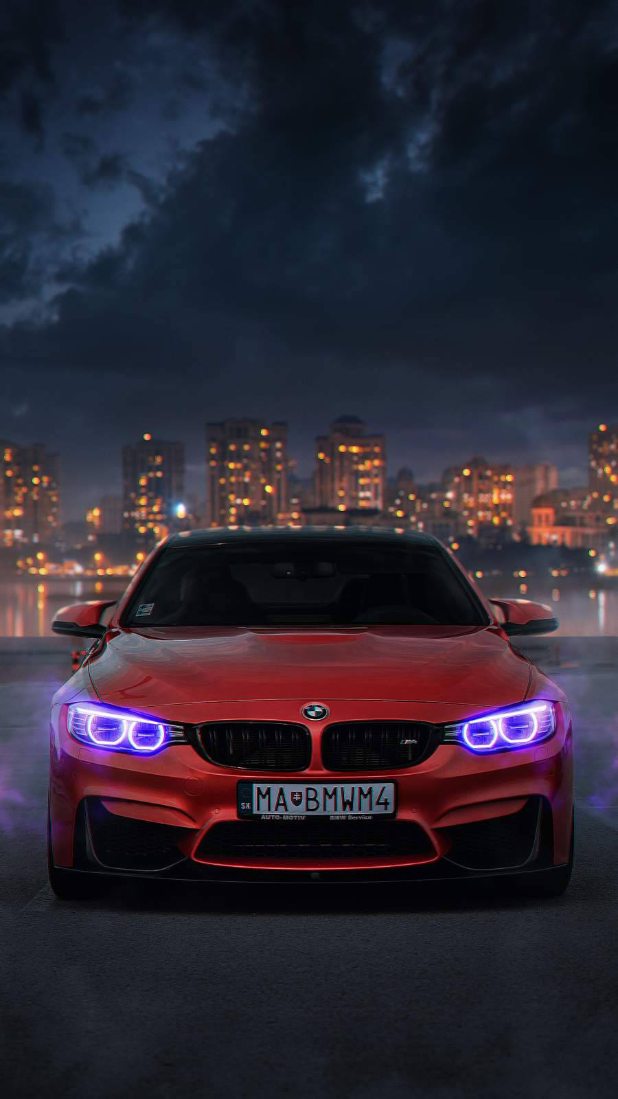 900x1600 Download BMW M4 Cityscape iPhone Car Wallpaper, Phone