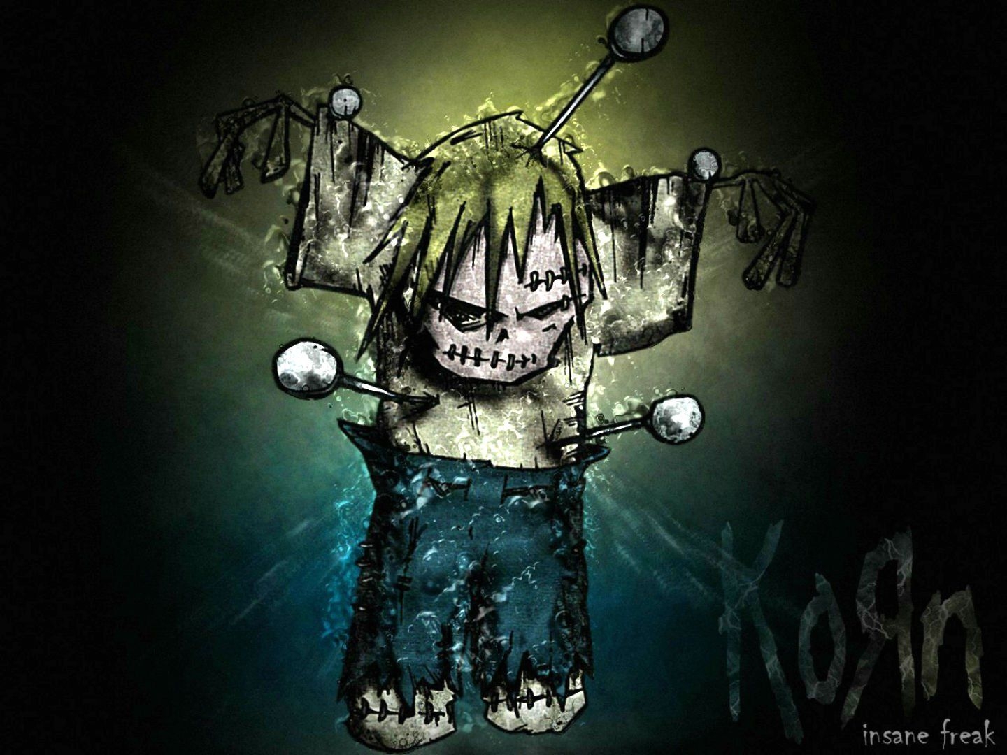 1440x1080 KORN Nu Metal Metal Heavy Rock Hard Emo Dark Zombie Wallpaperx1080, Desktop