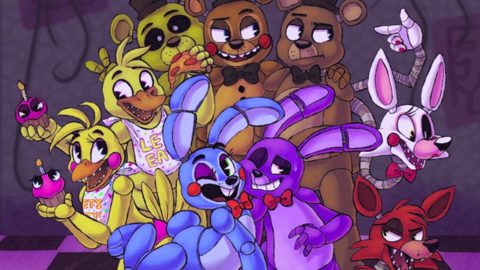 1920x1080 Fnaf All Characters Wallpaper, Desktop