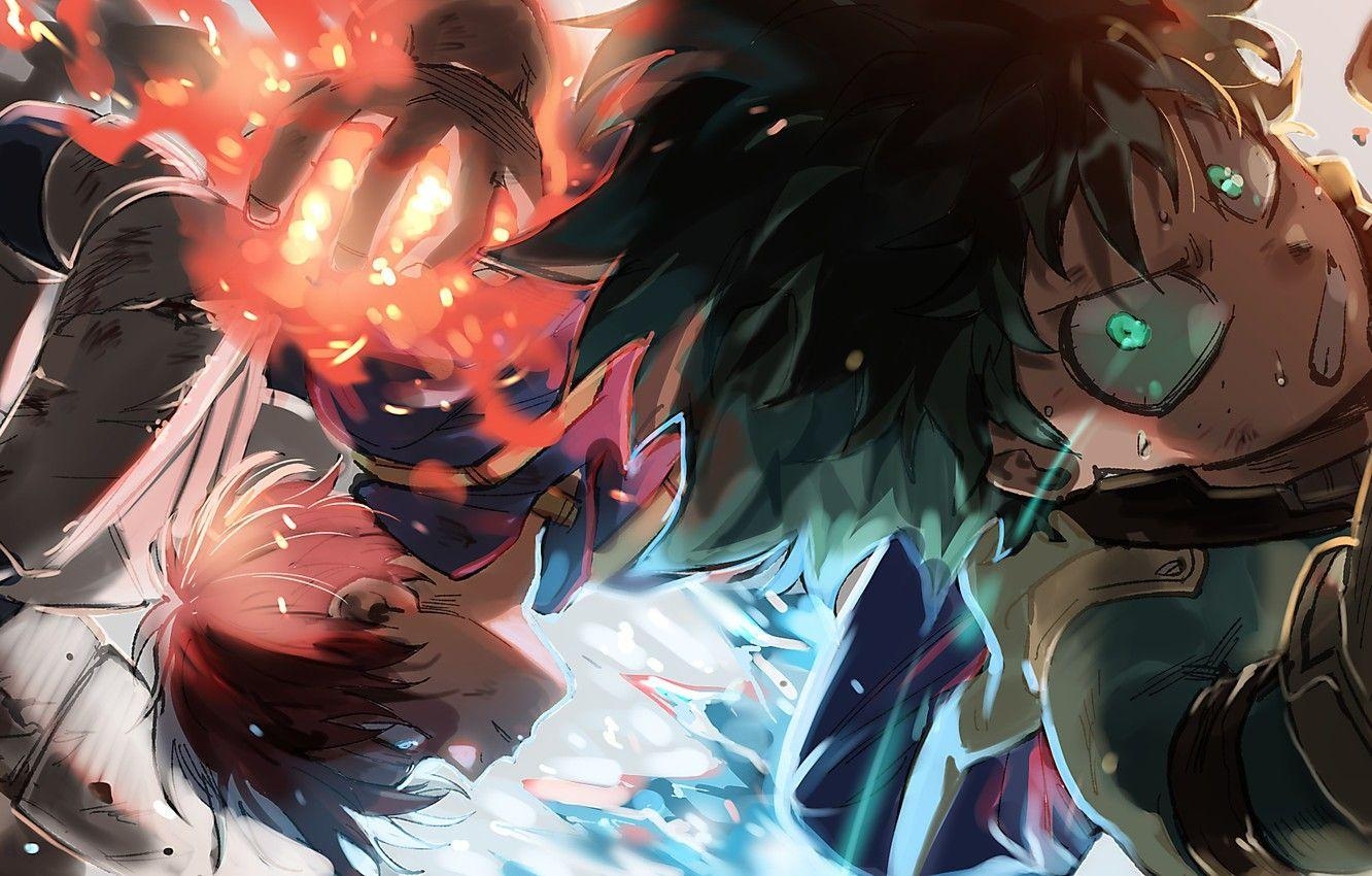 1340x850 My Hero Academia Todoroki Wallpaper Free My Hero Academia, Desktop