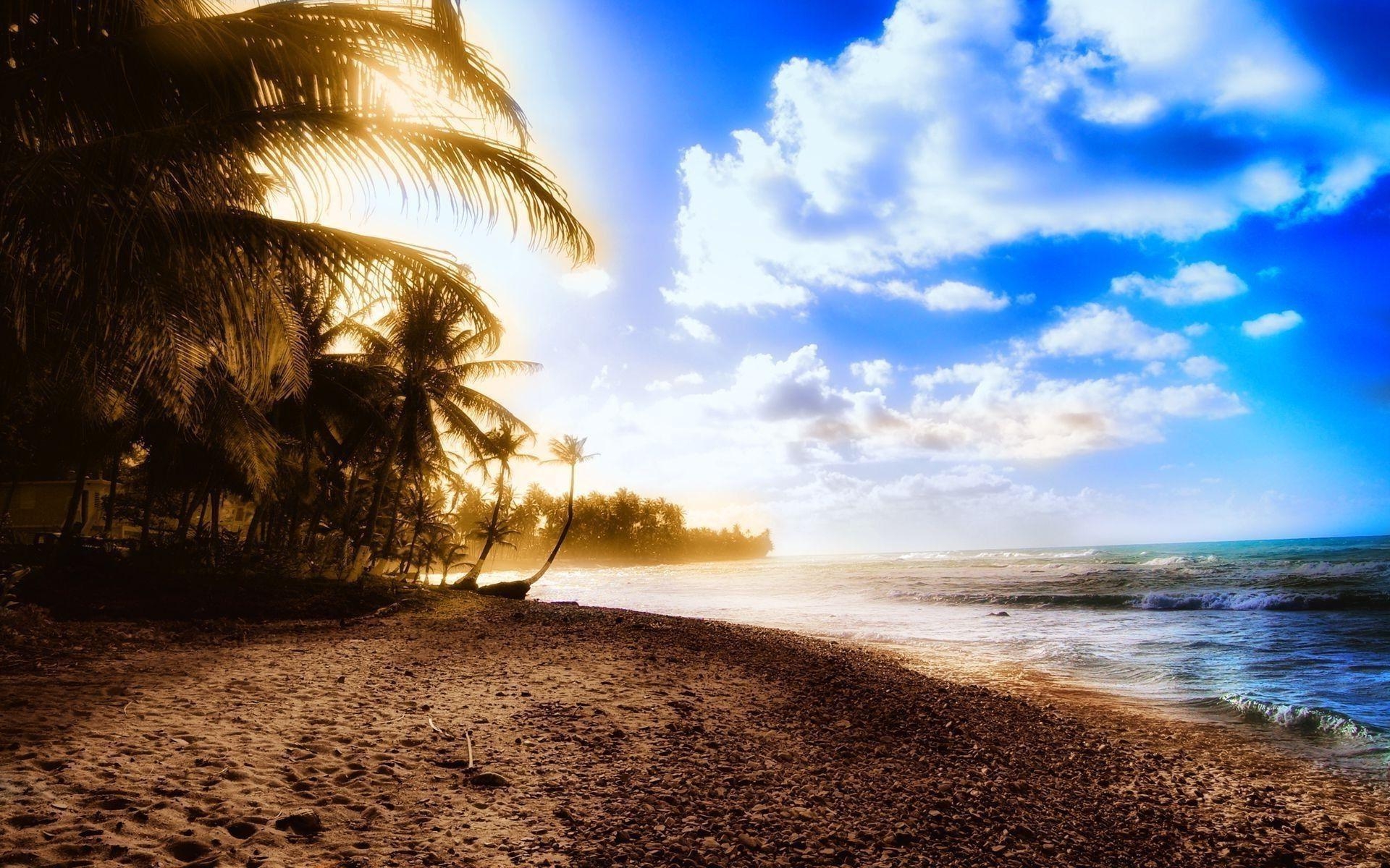 1920x1200 Summer Beach High Resolution Wallpaper, Desktop