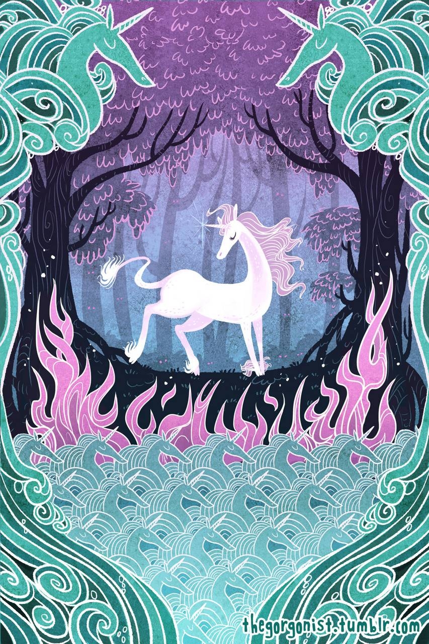 860x1280 The Last Unicorn wallpaper, Phone