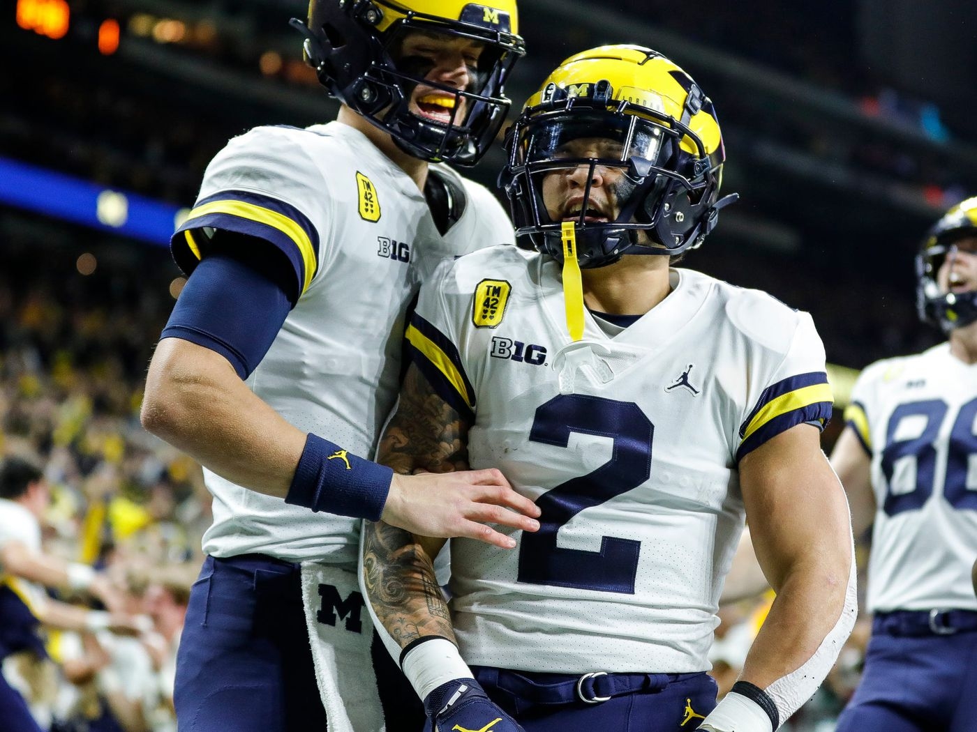 1400x1050 Blake Corum encourages Michigan's passing game: 'Don't stop throwing the ball' n Brew, Desktop