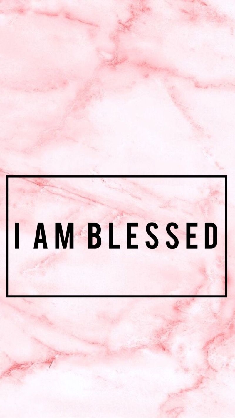 800x1420 iPhone wallpaper. Pink art print, Blessed, Phone