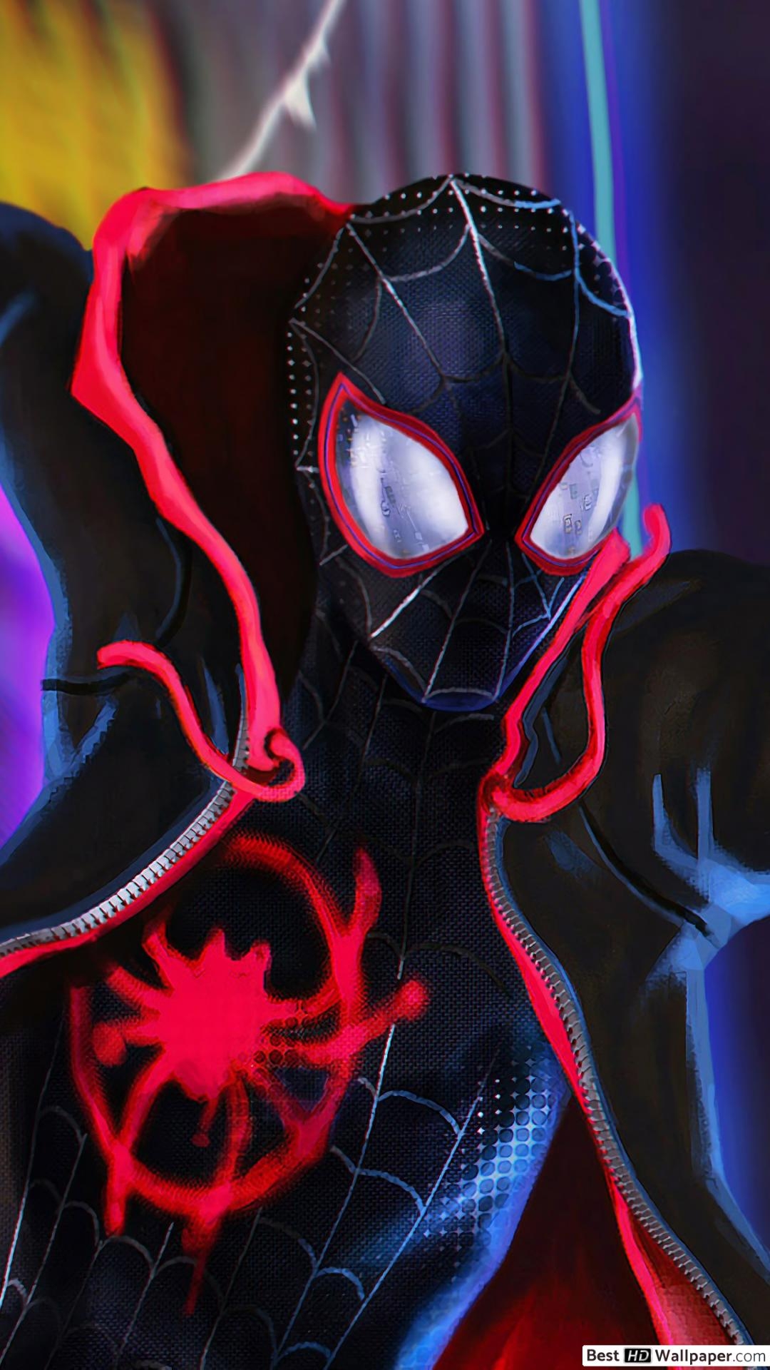 1080x1920 Black Spider Man Wallpaper, Phone