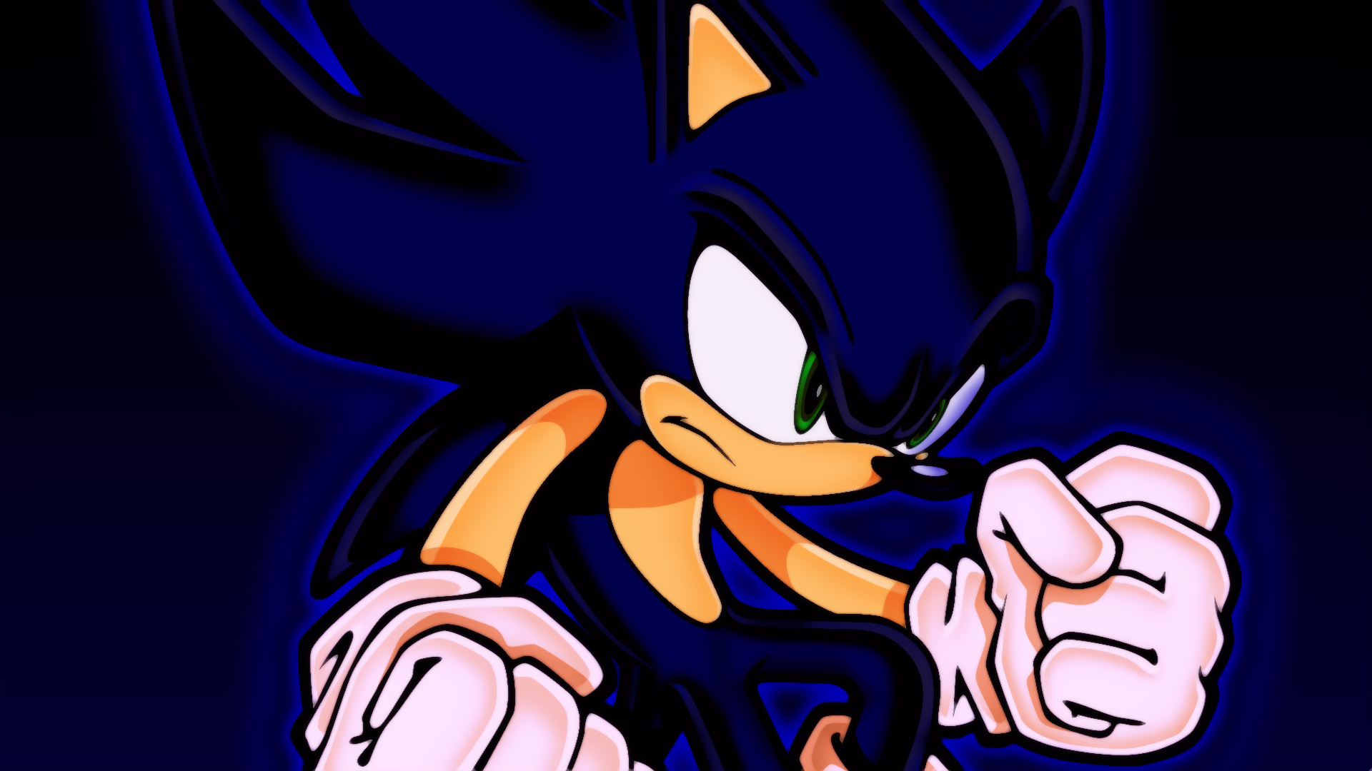 1920x1080 Dark Sonic Wallpaper, Desktop