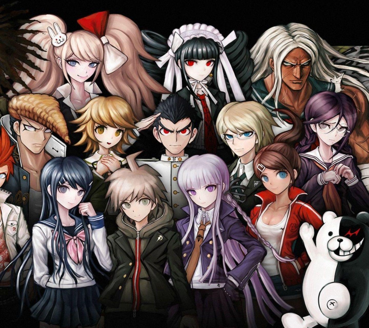 1440x1280 Danganronpa: Trigger Happy Havoc mobile wallpaper for iPhone, Desktop