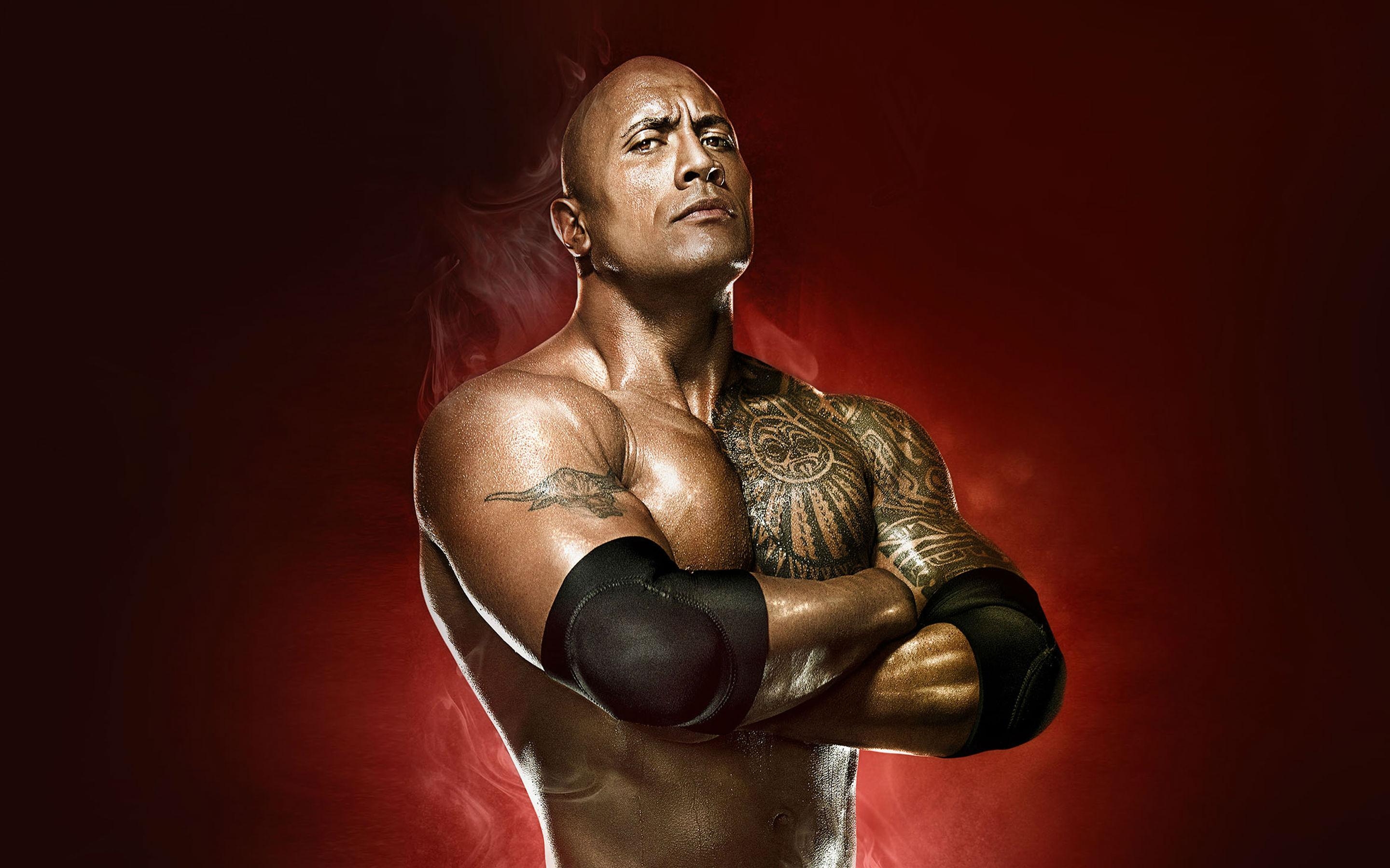 2880x1800 WWE Rock Wallpaper, Desktop