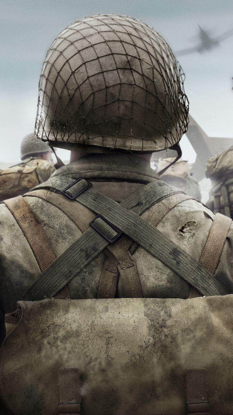 750x1340 IPhone 5 Game Call Of Duty: WWII, Phone