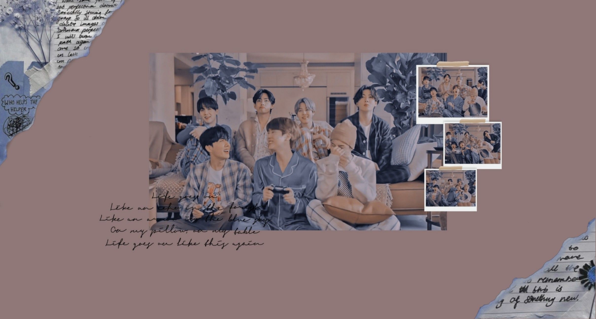 2420x1300 Bts aesthetic laptop background [Windows 10]. Bts laptop wallpaper, Bts wallpaper, Bts wallpaper desktop, Desktop