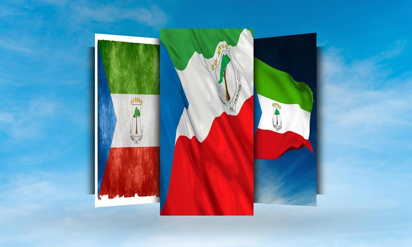 1340x800 Equatorial Guinea Flag Wallpaper for Android, Desktop