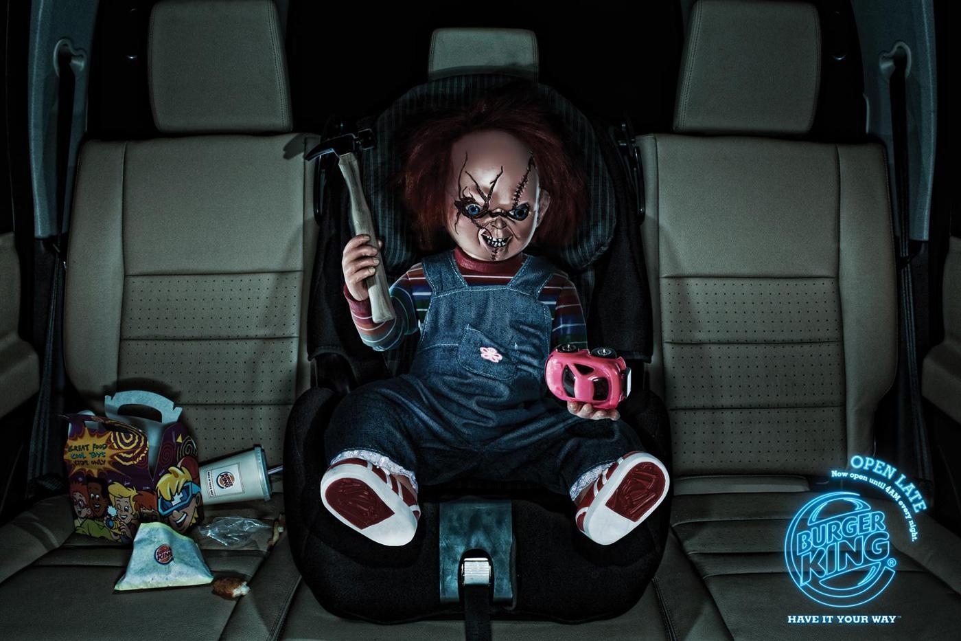 1400x940 Burger King Print Advert By Tonic: Chucky. Ads of the World™, Desktop