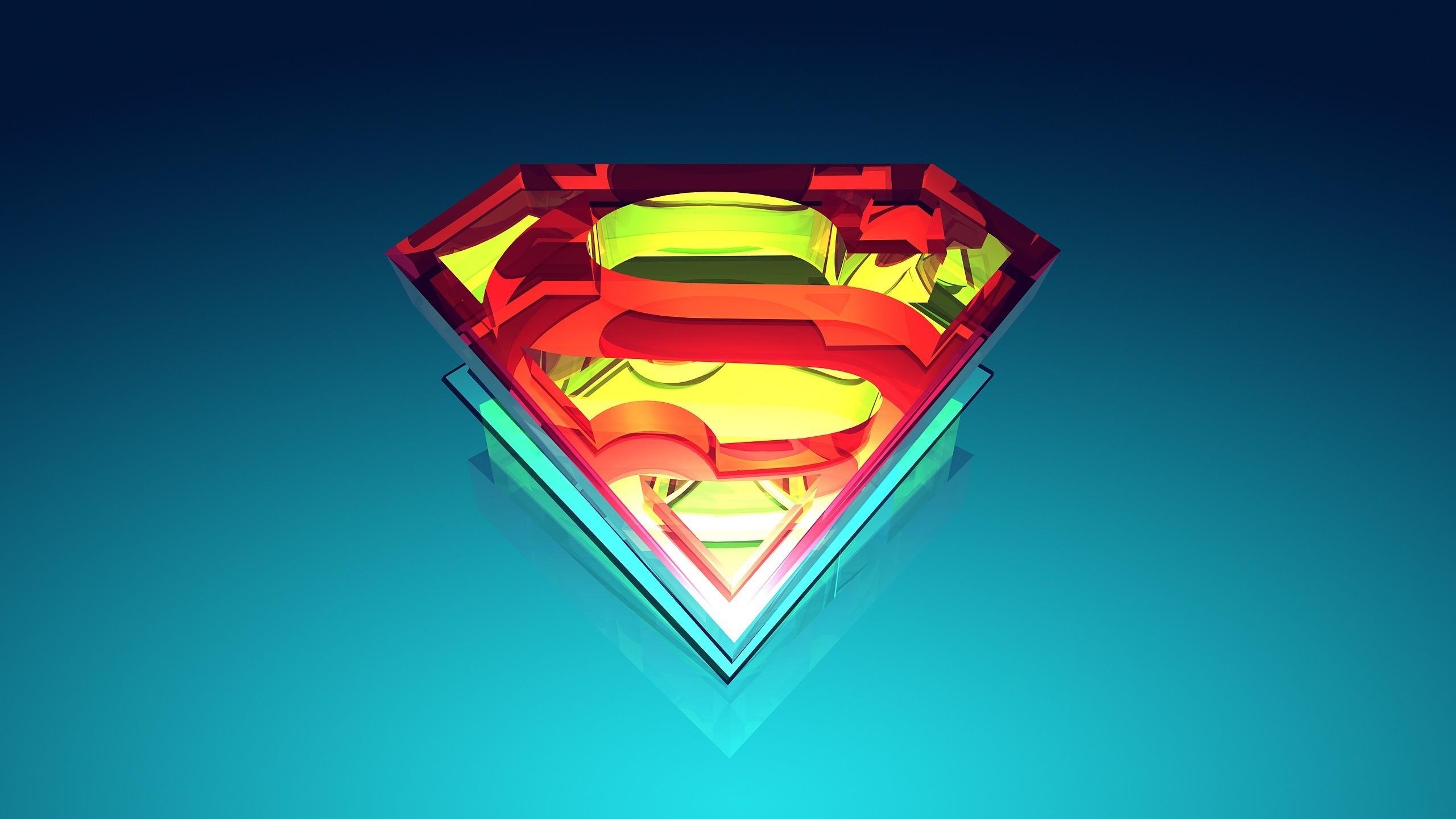 2560x1440 Free Superman Logo iPad Wallpaper HD Wallpaper Windows Tablet, Desktop