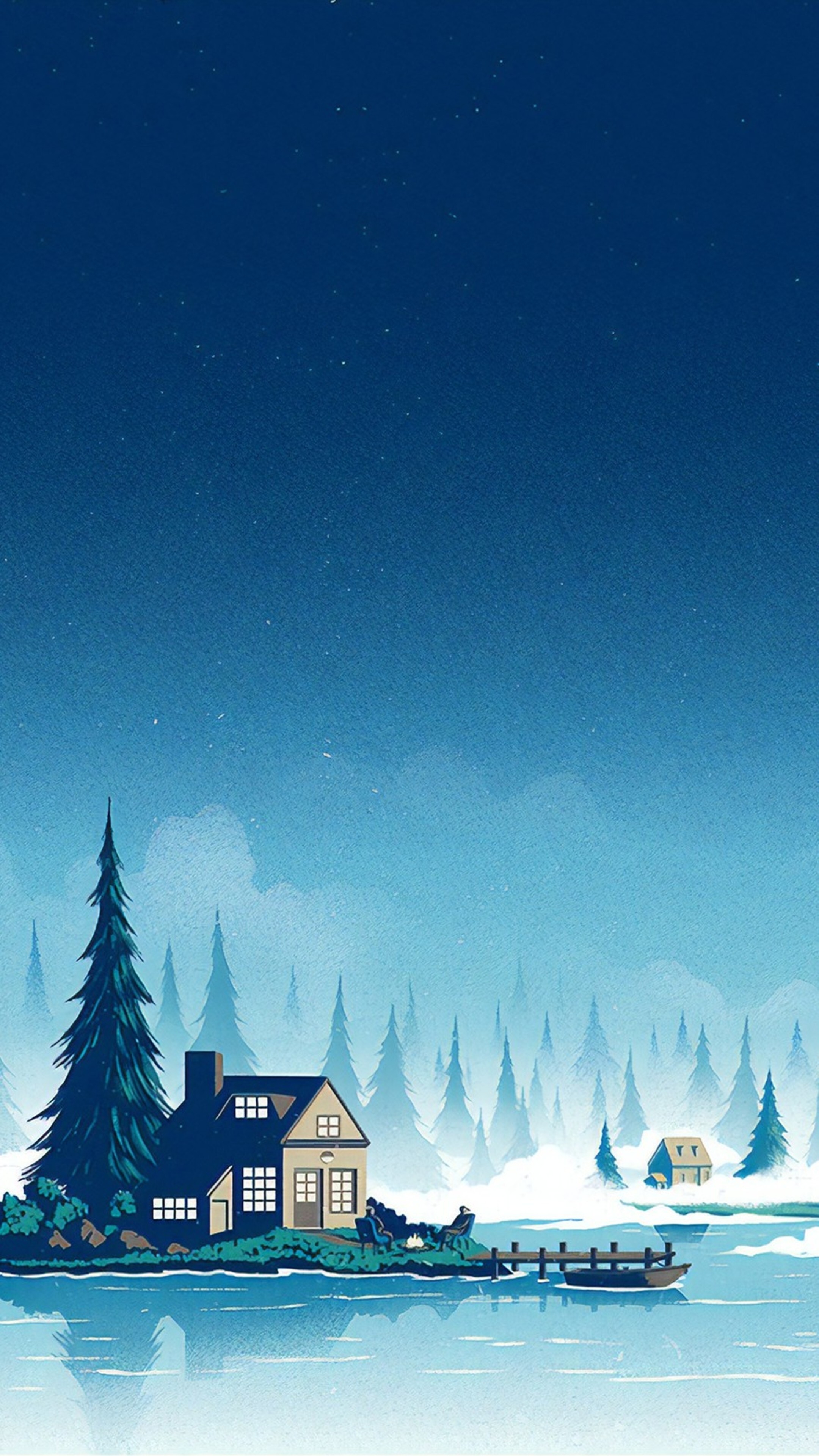 2160x3840 Minimalist Snow Wallpaper Free Minimalist Snow Background, Phone