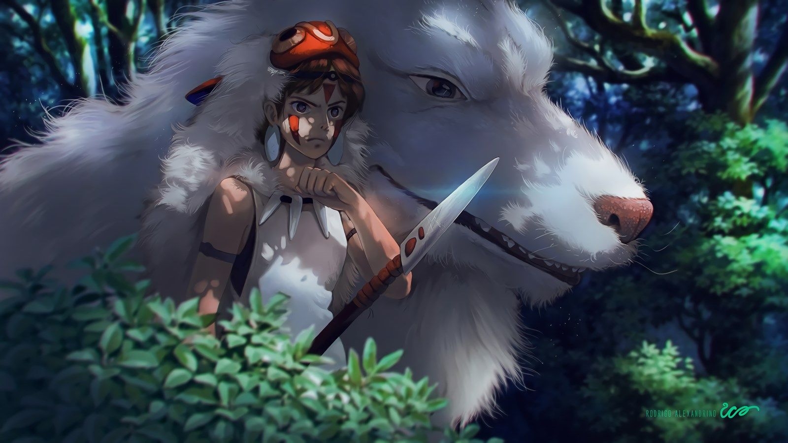 1600x900 Princess Mononoke Wallpaper Free Princess Mononoke Background, Desktop