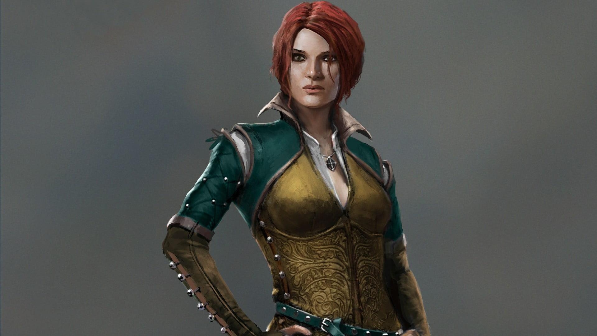 1920x1080 Red haired female character wallpaper, Triss Merigold, The Witcher 3, Desktop