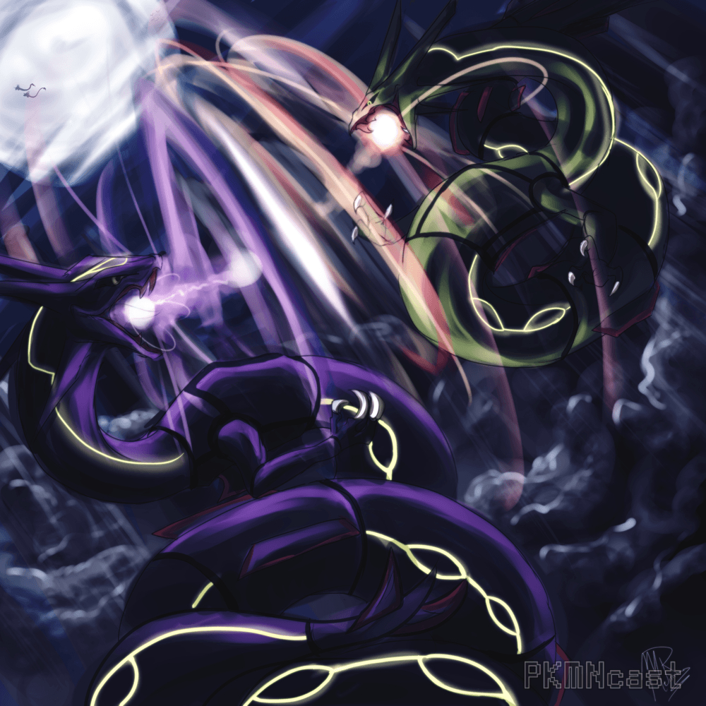 1000x1000 Shiny Rayquaza Wallpaper, Phone