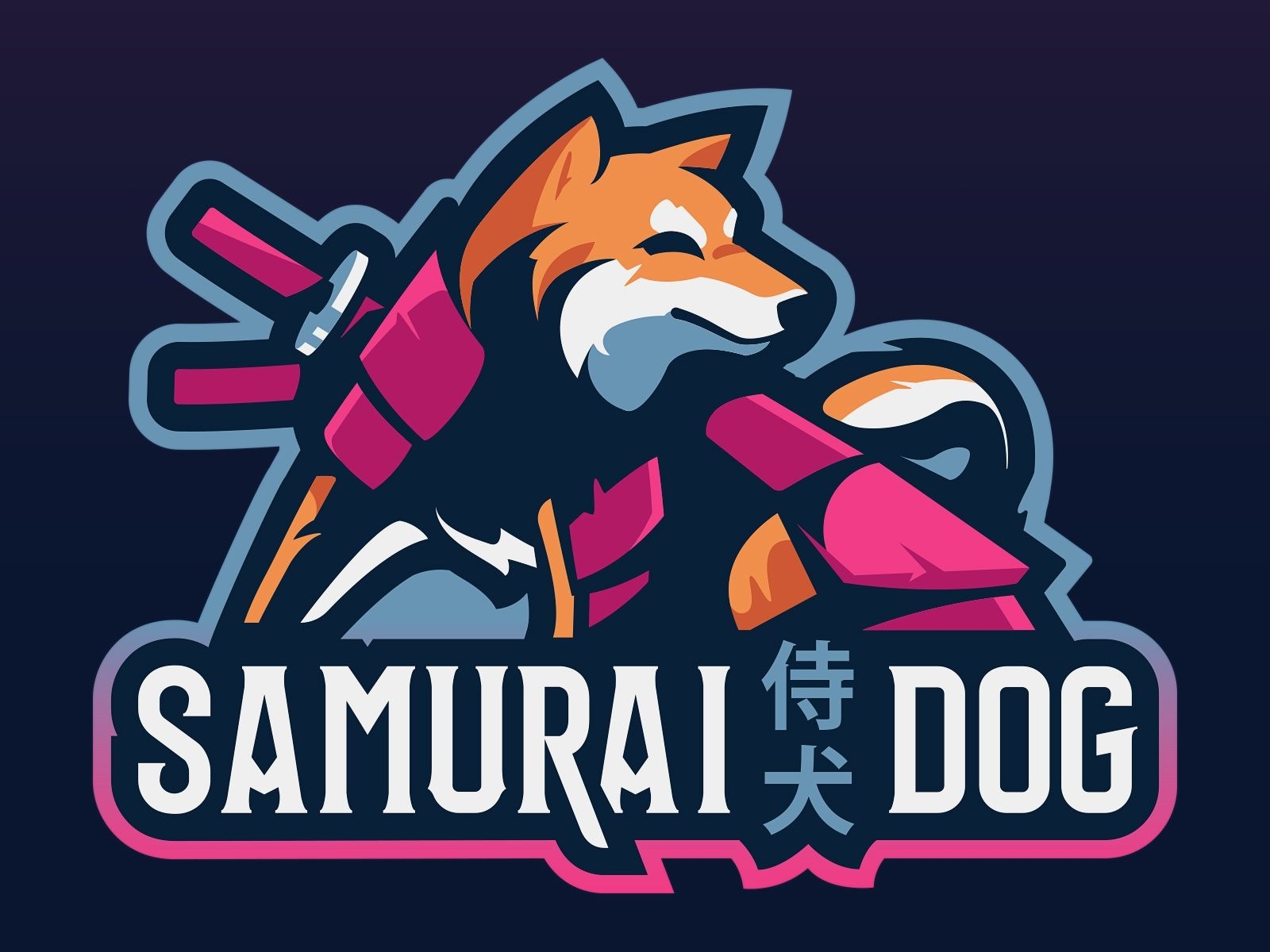 1600x1200 Samurai Dog, Desktop